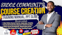 create a professional skool course, online course curriculum, training program
