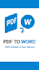 convert pdf to word with 99accuracy and 24h delivery