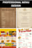 design a professional menu