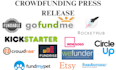 write and distribute a press release for your crowdfunding campaign