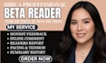 beta read your cozy mystery manuscript