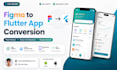convert figma to flutter responsive mobile app with clean code