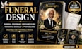 design a premium funeral program, obituary flyer, memorial booklet