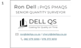 measure bills of quantities, provide cost estimation