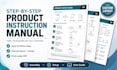 create a step by step product instruction manual