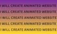 create animated website interactive website static website