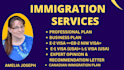 prepare uscis based e2, eb2 niw and startup visa business plans