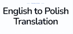 translate your text from english to polish