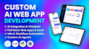 develop a full stack ai web app with custom ai integration