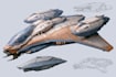 draw high quality spaceship concept