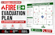 design warehouse commercial emergency exit maps fire evacuation escape plan