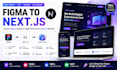 convert figma to nextjs website with react and tailwind CSS