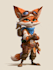 2d game character illustration