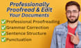 professionally proofread and edit your english document
