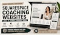 design squarespace website for coach, consultant course creator, speaker trainer