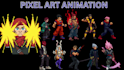 pixel art animation pixel art character pixel animation sprite sheet pixel