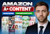 design amazon a plus content, amazon ebc and listing images