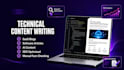write technical content, saas blogs and software articles