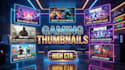 design high CTR gaming youtube thumbnails for all games