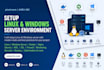 setup docker, wsl, linux environment and configure your application
