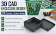 design 3d enclosure for pcb electronic and product prototype