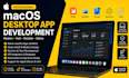 develop native macos desktop app using swiftui, xcode or electron, tauri