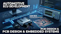 develop automotive ecu, can bus communication and pcb design