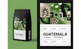 create tea and coffee packaging label, pouch, box design and packaging dieline