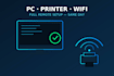 set up your PC with printer and wifi remotely