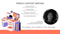 write clear natural and engaging french content