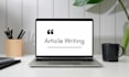 write engaging, well researched, and easy to read articles