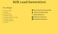 provide b2b lead generation, web research, email list and data enrichment