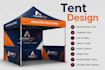 design a professional canopy tent feather flag table cover designs
