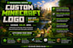 design a custom minecraft logo