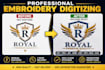 convert logo into embroidery digitizing files dst pes jef emb