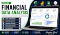 do financial data  analysis, excel  dashboard and report