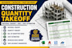 do construction quantity takeoff and material takeoff