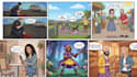cartoon comic, comic page, comic panel, cartoon cover, comic strip, cartoon book