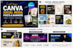 design canva social media posts and banners