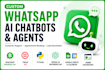 build custom whatsapp ai chatbot with whatsapp business API or twilio