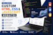 create a responsive HTML CSS website