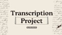 transcript what you need