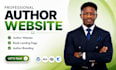 design a professional author website, book landing page, ebook website wordpress