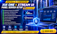 install and configure xui one, xtream ui panel, server setup with security