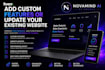 add custom features or update your existing website