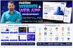 develop ai powered websites, apps and ai voice agents