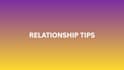 be your relationship expert