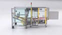 design 3d packaging machine cad animation  automatic carton industrial explainer