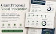 design canva nonprofit grant funding proposal application visual presentation