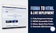 build responsive HTML landing pages with working forms and deployment